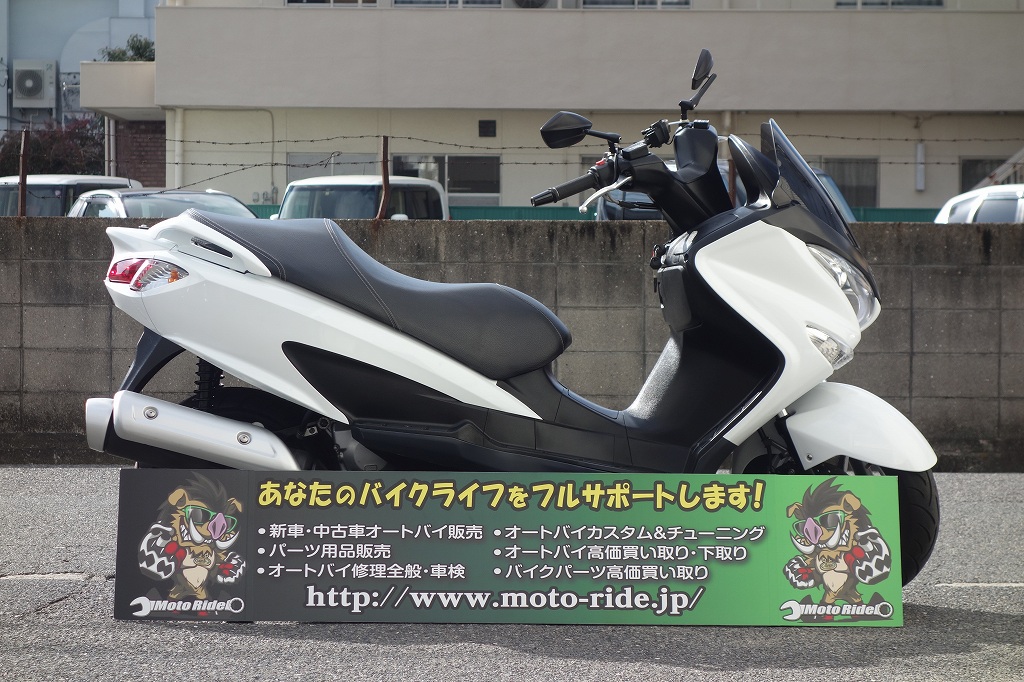 SUZUKI　バーグマン200　2014モデル｜車両情報｜オートバイ修理・カスタム・新車中古車販売｜Bike shop MotoRide